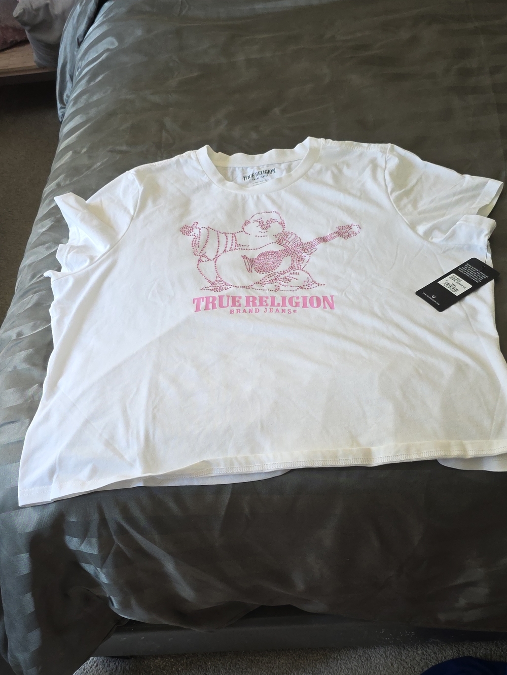 TRUE RELIGION WHT WMNS TEE  BRAND NEW W/TAGS